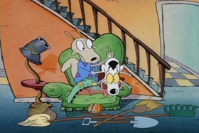 Screenshots from the 1994 Games Animation cartoon Down the Hatch