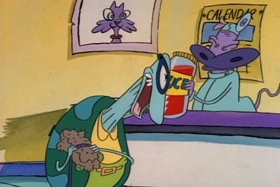 Screenshots from the 1994 Games Animation cartoon Down the Hatch