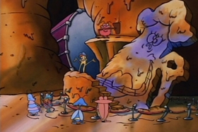 Screenshots from the 1994 Games Animation cartoon Down the Hatch