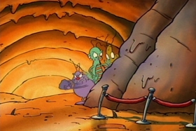 Screenshots from the 1994 Games Animation cartoon Down the Hatch