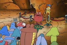 Screenshots from the 1994 Games Animation cartoon Down the Hatch