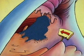 Screenshots from the 1994 Games Animation cartoon Down the Hatch