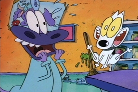 Screenshots from the 1994 Games Animation cartoon Down the Hatch