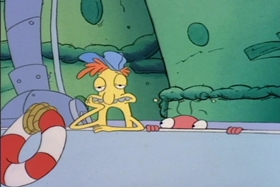 Screenshots from the 1994 Games Animation cartoon Down the Hatch