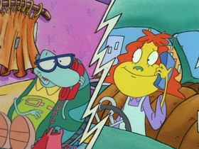 Screenshots from the 1994 Games Animation cartoon Rocko