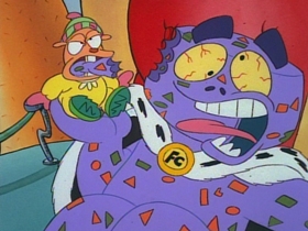 Screenshots from the 1994 Games Animation cartoon Rocko