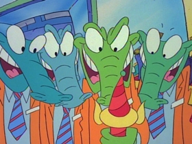 Screenshots from the 1994 Games Animation cartoon Rocko