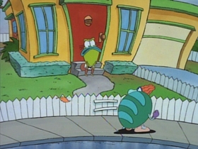 Screenshots from the 1994 Games Animation cartoon Rocko