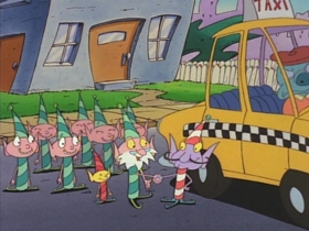 Screenshots from the 1994 Games Animation cartoon Rocko
