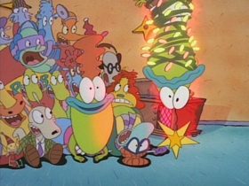 Screenshots from the 1994 Games Animation cartoon Rocko