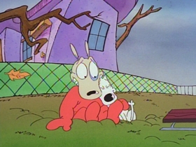 Screenshots from the 1994 Games Animation cartoon Rocko