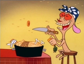 Screenshots from the 1994 Games Animation cartoon I Love Chicken