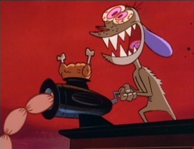 Screenshots from the 1994 Games Animation cartoon I Love Chicken