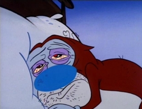 Screenshots from the 1994 Games Animation cartoon I Love Chicken