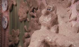 Screenshots from the 1995 Aardman cartoon A Close Shave