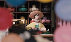 Screenshots from the 1995 Aardman cartoon A Close Shave