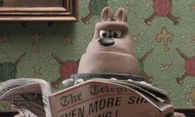 Screenshots from the 1995 Aardman cartoon A Close Shave