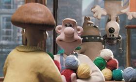 Screenshots from the 1995 Aardman cartoon A Close Shave