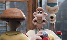 Screenshots from the 1995 Aardman cartoon A Close Shave