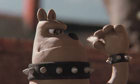 Screenshots from the 1995 Aardman cartoon A Close Shave