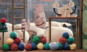 Screenshots from the 1995 Aardman cartoon A Close Shave