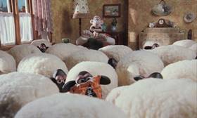 Screenshots from the 1995 Aardman cartoon A Close Shave