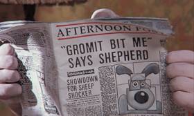 Screenshots from the 1995 Aardman cartoon A Close Shave