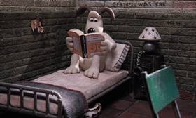 Screenshots from the 1995 Aardman cartoon A Close Shave