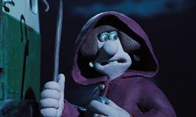 Screenshots from the 1995 Aardman cartoon A Close Shave