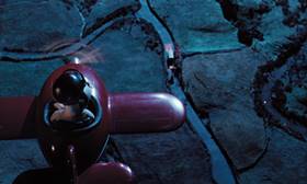 Screenshots from the 1995 Aardman cartoon A Close Shave