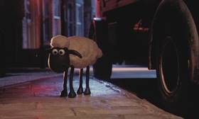 Screenshots from the 1995 Aardman cartoon A Close Shave