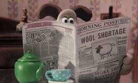 Screenshots from the 1995 Aardman cartoon A Close Shave