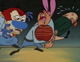 Screenshots from the 1995 Games Animation cartoon The Scotsman in Space