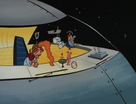 Screenshots from the 1995 Games Animation cartoon The Scotsman in Space