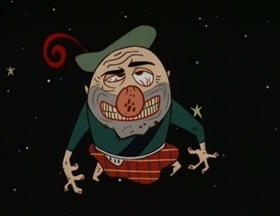 Screenshots from the 1995 Games Animation cartoon The Scotsman in Space