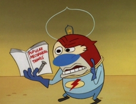 Screenshots from the 1995 Games Animation cartoon The Scotsman in Space