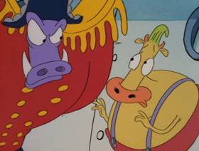 Screenshots from the 1995 Games Animation cartoon Cruisin