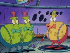 Screenshots from the 1995 Games Animation cartoon Cruisin