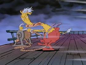 Screenshots from the 1995 Games Animation cartoon Cruisin