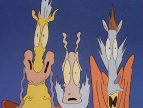 Screenshots from the 1995 Games Animation cartoon Cruisin