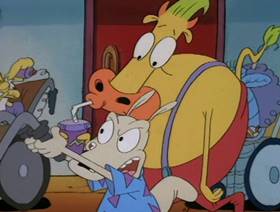 Screenshots from the 1995 Games Animation cartoon Cruisin