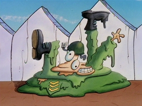 Screenshots from the 1995 Games Animation cartoon Junk Junkies