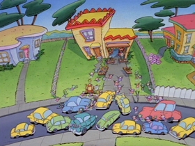 Screenshots from the 1995 Games Animation cartoon Junk Junkies