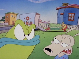 Screenshots from the 1995 Games Animation cartoon Junk Junkies