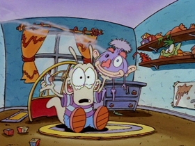 Screenshots from the 1995 Games Animation cartoon Junk Junkies