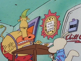 Screenshots from the 1995 Games Animation cartoon Junk Junkies