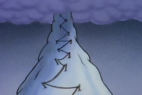 Screenshots from the 1995 Games Animation cartoon Snowballs