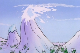 Screenshots from the 1995 Games Animation cartoon Snowballs