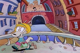 Screenshots from the 1995 Games Animation cartoon I See London, I See France