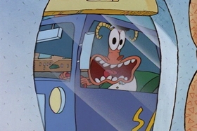 Screenshots from the 1995 Games Animation cartoon I See London, I See France